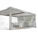 Screened-In Pergola With Roof
