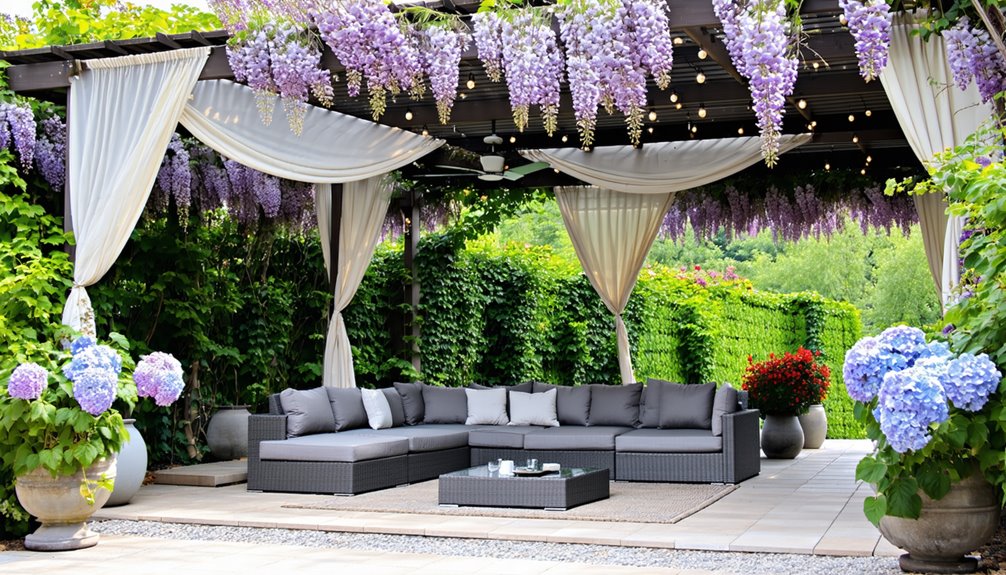 summer outdoor pergola oasis